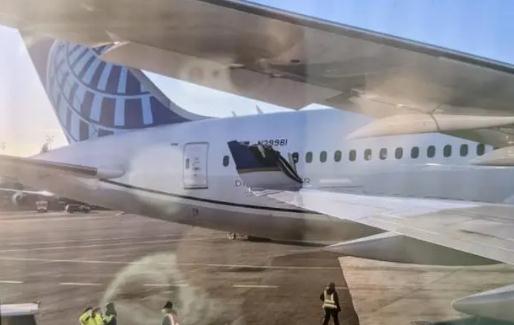 突發！美國兩架客機在機場相撞,一架還滿載乘客