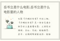 岳書(shū)立是什么電影,岳書(shū)立是什么電影里的人物