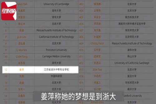 浙大招生辦回應(yīng)姜萍想報(bào)考，結(jié)果如何？
