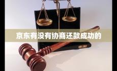 京東金融有沒有協(xié)商還款成功的